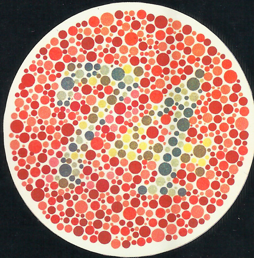 круг с чветными точками